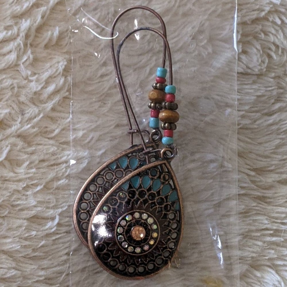 🎀Free Gift🎀 Bronze Boho Earrings (New)